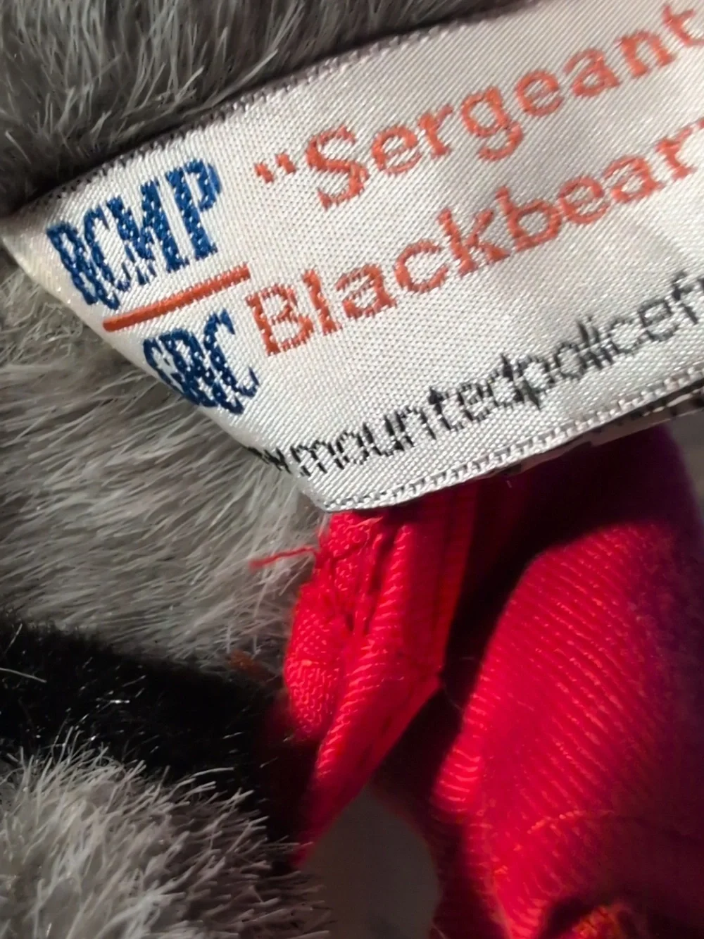 Stuffed Animal House RCMP Sergeant BlackBerry Mounted Police canadian Bear‎